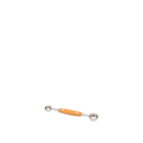 Parizyen Kaşık, Çift Taraflı,Dıa3Cm/1.5Cm,O.A.L.18 - KLT