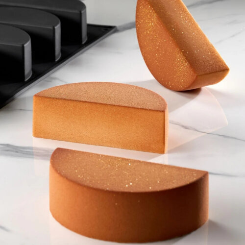 Pavoni Halfmoon 10 Indents Mm 126X63X40H Silikon Kalıp - PAVONİ