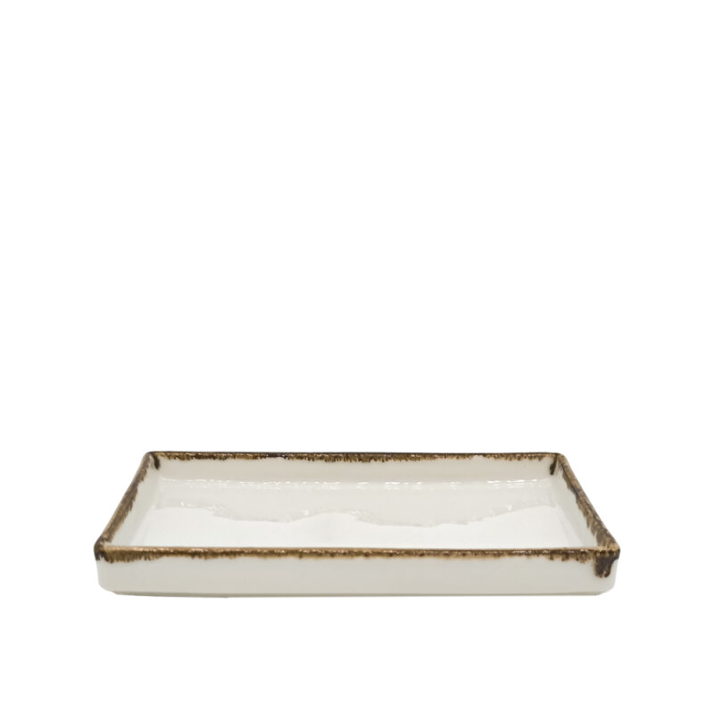 Zest Porcelain Pera 19X12X2 cm Kayık - Chocolate PRA19KYCT47 - 1