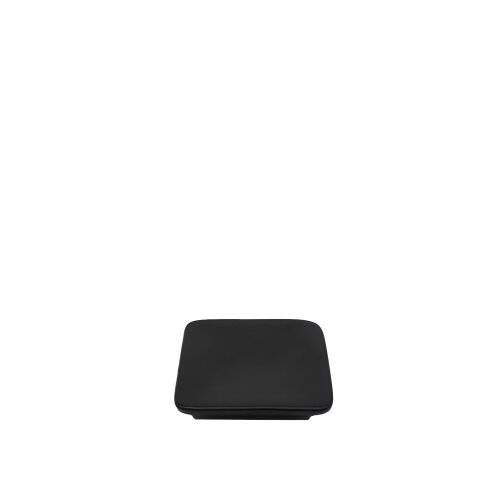 Tulu Porselen Pera 9X9 Kare Tabak-Saten 64 Siyah PRA9X9TBST64 - TULU PORSELEN