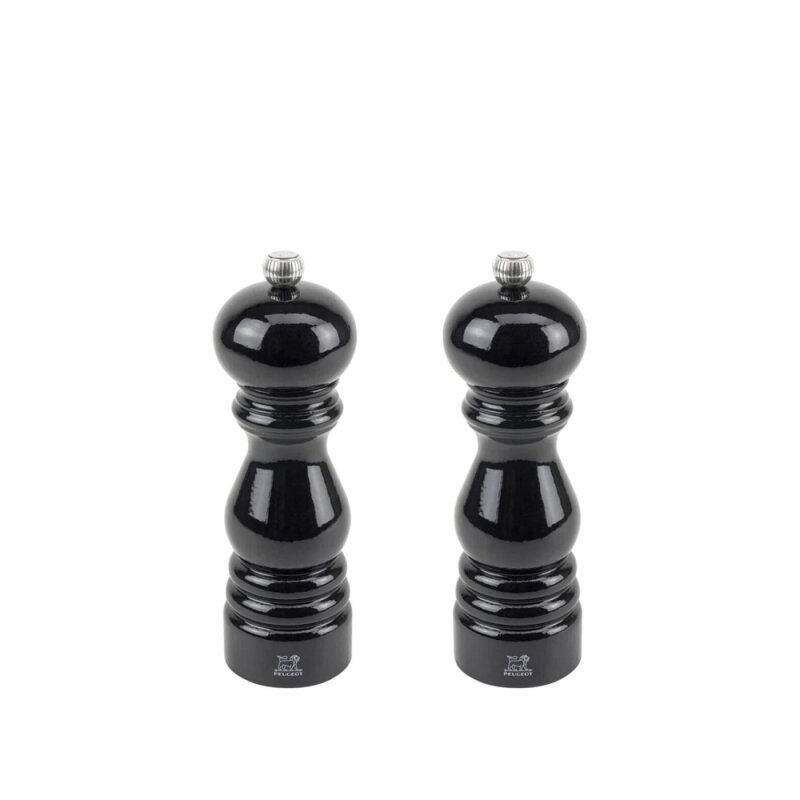 Peugeot Paris Karabiber Tuz Değirmeni Siyah 18 cm - 1