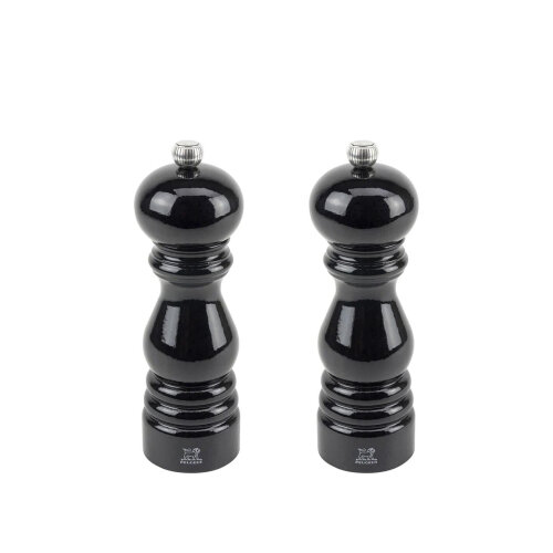 Peugeot Paris Karabiber Tuz Değirmeni Set Siyah 22 cm - PEUGEOT