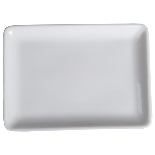 Tulu Porselen Plaza Dikdörtgen 30,5 x 25,5 cm Tabak Krem - TULU PORSELEN