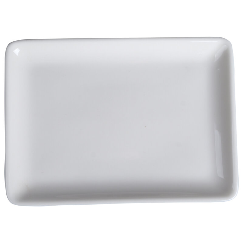 Tulu Porselen Plaza Dikdörtgen 30,5 x 25,5 cm Tabak Krem - 1