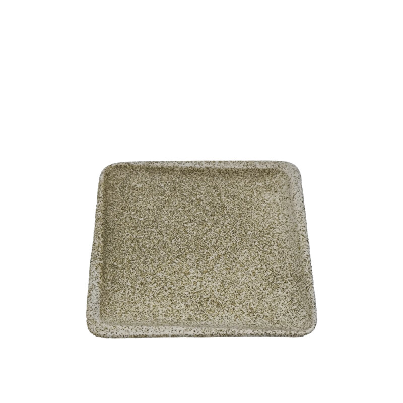 Zest Porcelain Plaza Kare Tabak 15X15Cm -Element Cream - 1