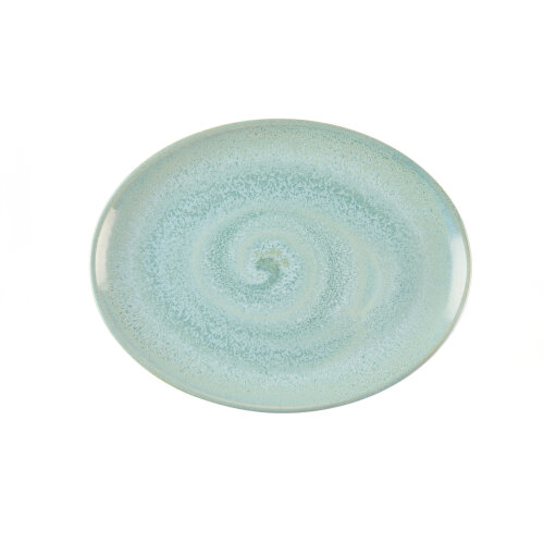 Zest Porcelain Plaza Oval Tabak 25X19Cm-Crystal - ZEST PORCELAIN