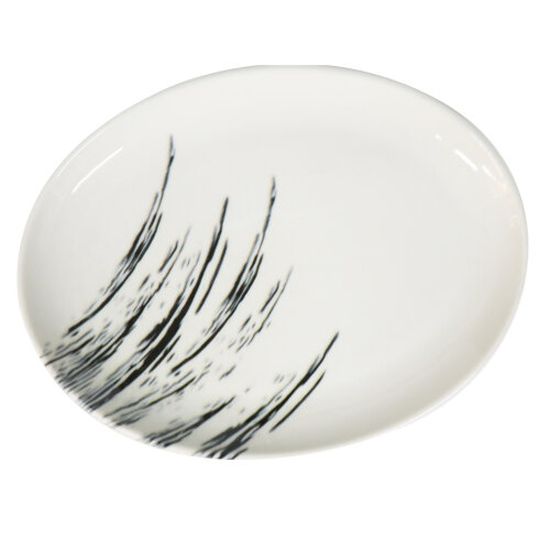 Zest Porcelain Plaza Oval Tabak 36X28Cm -Seine - ZEST PORCELAIN