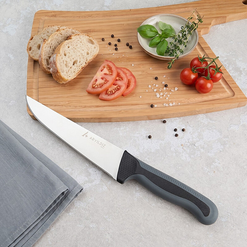 Aryıldız Plurex Et Bıçağı 14,5 Cm Antrasit - 2