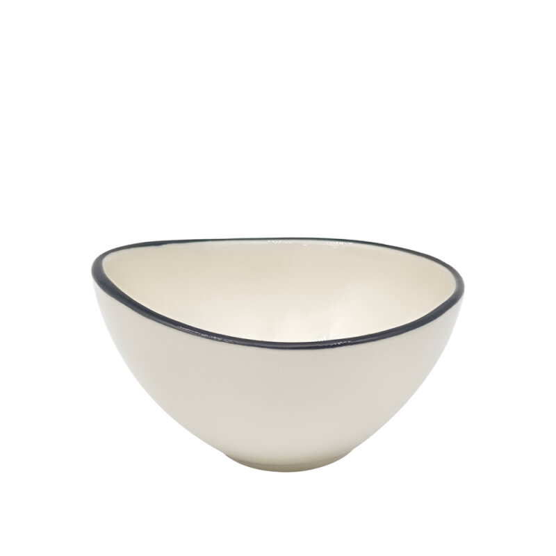 Zest Porcelain Poliforma Kase 10 Cm -Riva Siyah - 1