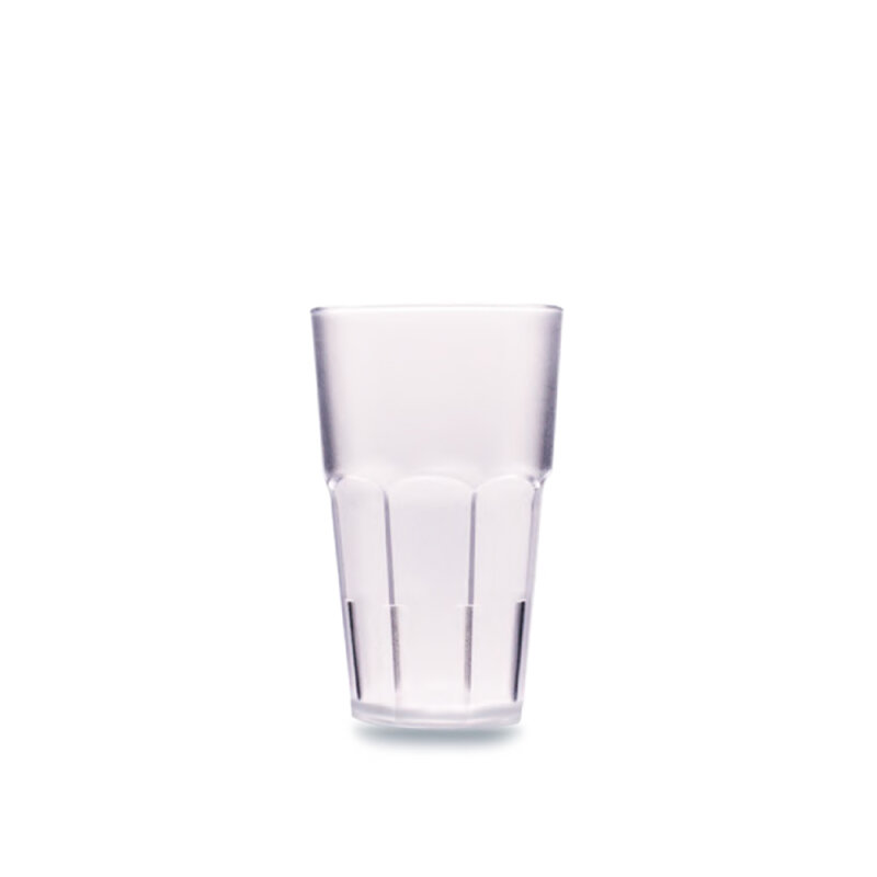 Polikarbon Avanos Stok.Kumlu Bardak 450 Ml.Şeffaf Pm.S45 - 1