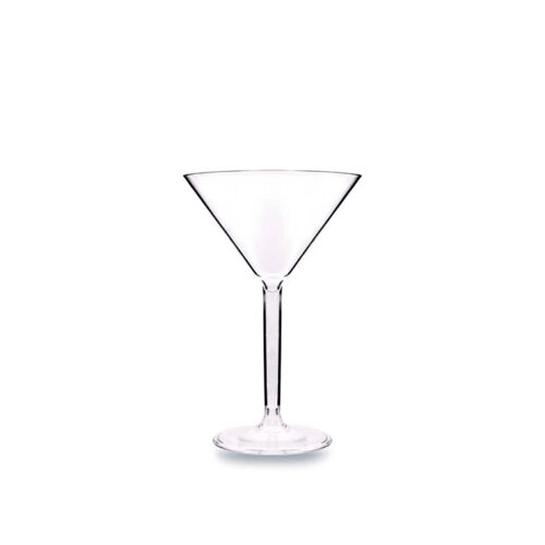 Rubikap Polikarbonat Premium Martını Bardağı 200 Ml Şeffaf PM.M20 - RUBİKAP