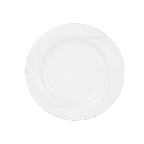 Porland Porselen 187227 Fourline Beyaz Düz Tabak 27 cm - PORLAND PORSELEN