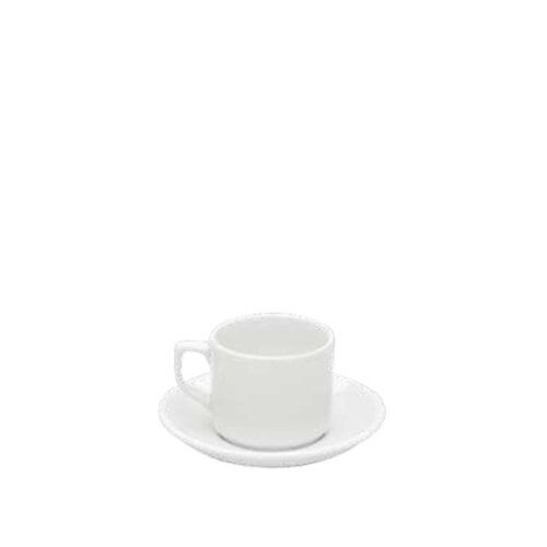 Porland Porselen 132114 Soley Beyaz Çay Fincan Tabağı 140 Mm - PORLAND PORSELEN