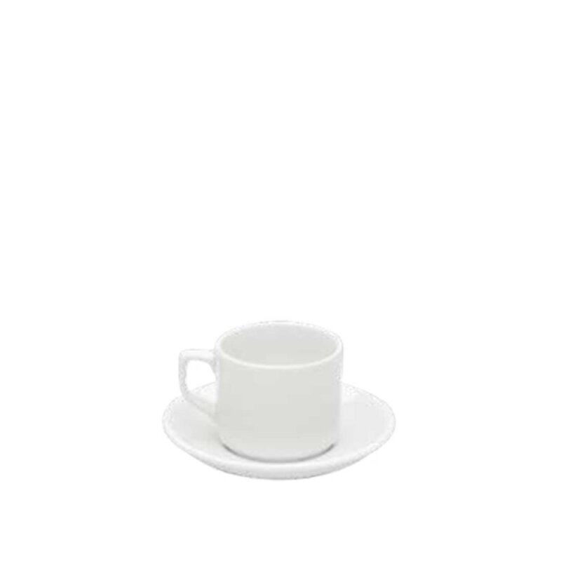 Porland Porselen 132114 Soley Beyaz Çay Fincan Tabağı 140 Mm - 1