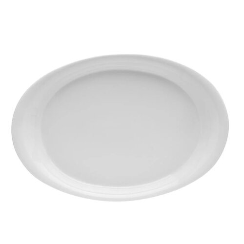 Porland Porselen Luna Beyaz 115534 A+P Kayık Tabak - PORLAND PORSELEN