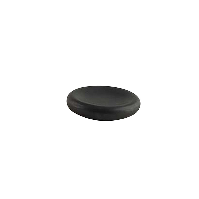 Matgusto Dhara Pure Black Matte Düz Tabak Q:28cm H:4cm - 1