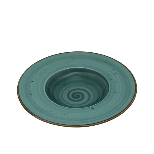 Zest Porcelain Rısotto Tabağı 26Cm -Paris Turkuaz - ZEST PORCELAIN