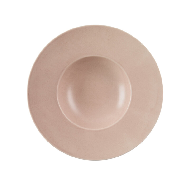 Zest Porcelain Rısotto Tabağı 26Cm -Velour Pudra - 1