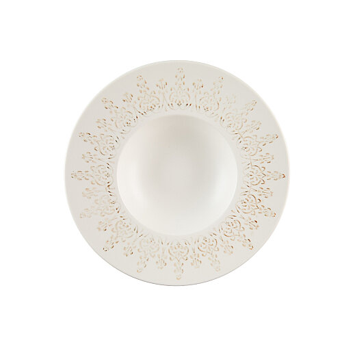 Zest Porcelian Risotto Tabağı 26 cm-Whisper - ZEST PORCELAIN