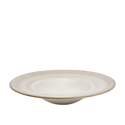 Zest Porcelain Rısotto Tabağı 26Cm -Tokyo Kahve - ZEST PORCELAIN