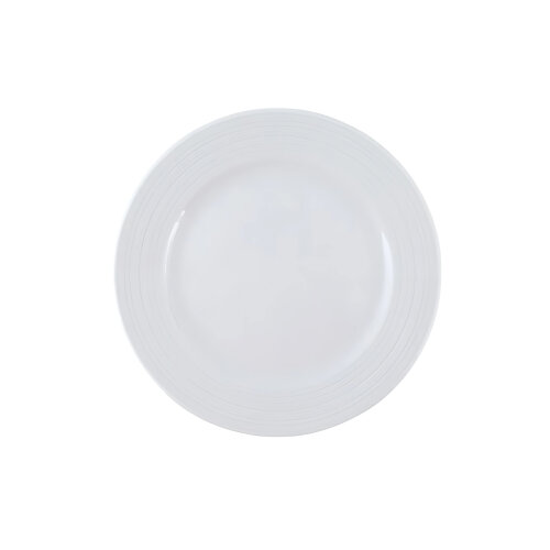 Zest Porcelain Rüzgar Düz Tabak 17 cm-Krem - ZEST PORCELAIN