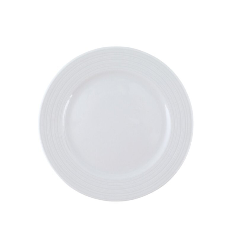 Zest Porcelain Rüzgar Düz Tabak 21 cm-Krem - 1