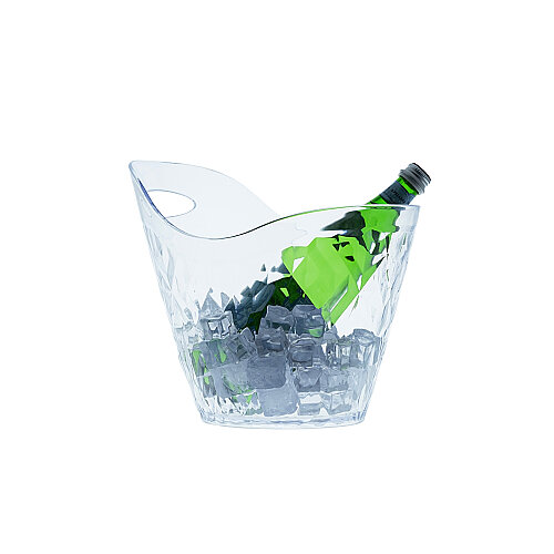 Rubikap Şampanya Kovası Ps 29X24X25 cm Şeffaf Füme - RUBİKAP