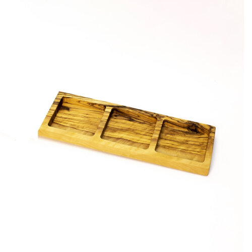 Zeytiniz Satürn Kare Form Üçlü Çerez Tabağı27X10X2 Cm - ZEYTİNİZ