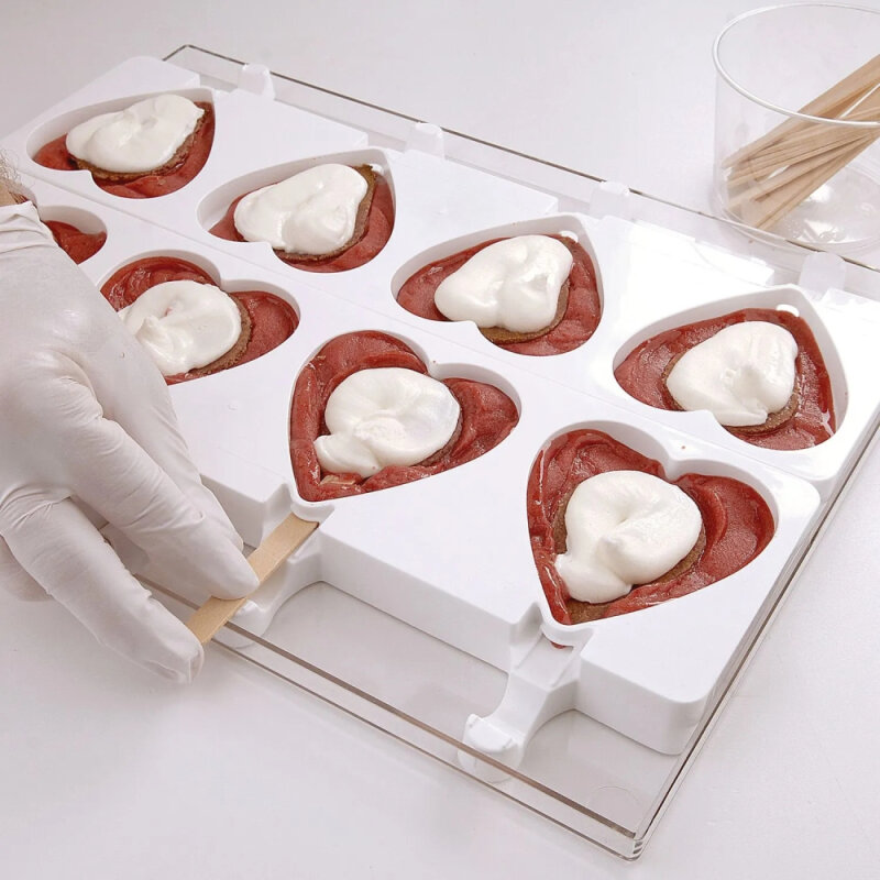 Silikomart Gel03 Heartıc Set 2 S. Kalıp 25.313.87.0098 - 4