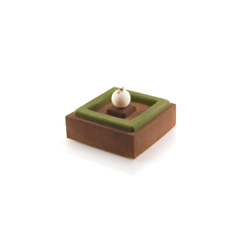 Silikomart İnsert Decor Square 40X40 Silikon Pasta Kalıbı 28.002.87.0065 - 1