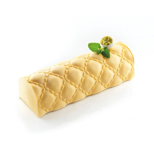 Silikomart Kıt Bûche Matellassé03 Silikon Kalıp 250X90 25.053.99.0065 - SİLİKOMART