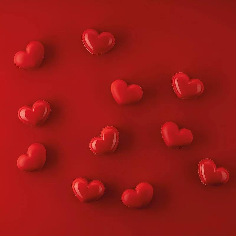 Silikomart Kıt Cuore 01 - Ch020 Trıtan Mould 35X27 52.920.86.0065 - 2