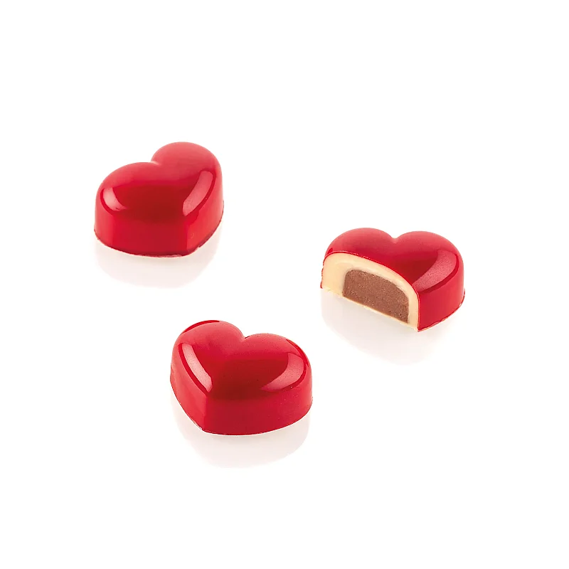 Silikomart Kıt Cuore 01 - Ch020 Trıtan Mould 35X27 52.920.86.0065 - 1