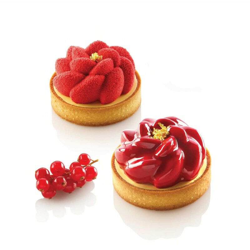Silikomart Kit Tarte Fleur Silikon Pasta Kalıbı 25.302.87.0065 - 2