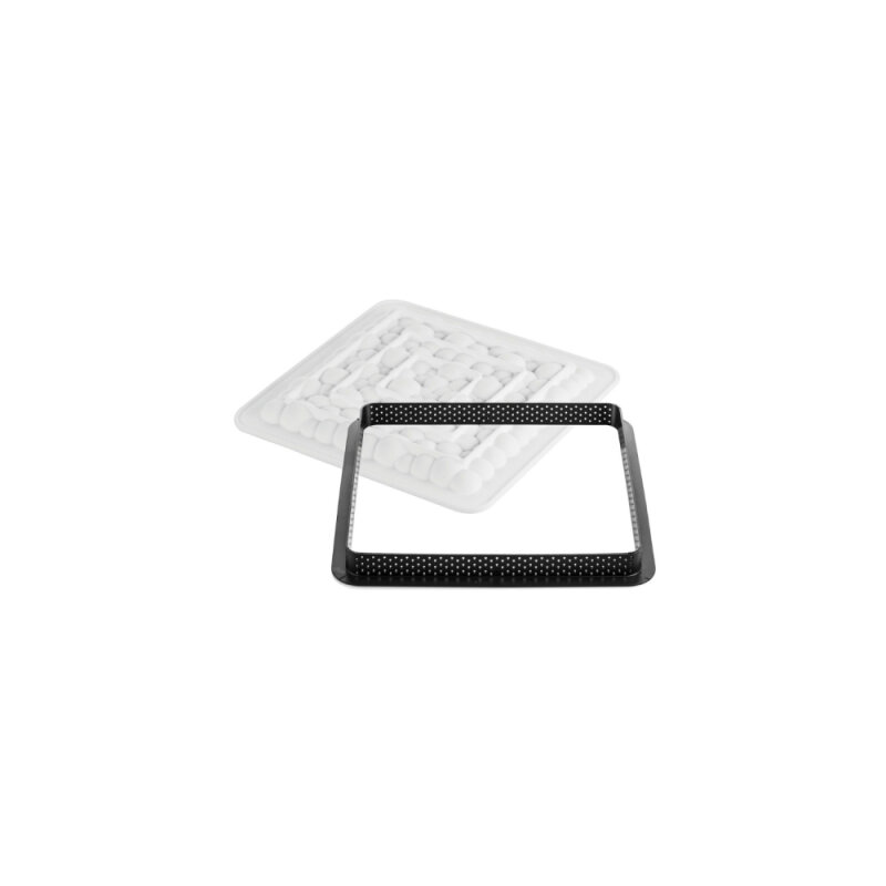 Silikomart Kıt Tarte Ring Bubble Kare Silikon Kalıp 200X200 Mm - Set 20.412.87.0065 - 3