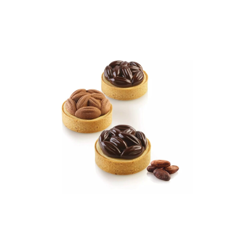 Silikomart Kit Tarte Ring Cocoa 70 Mm 25.309.87.0065 - 1