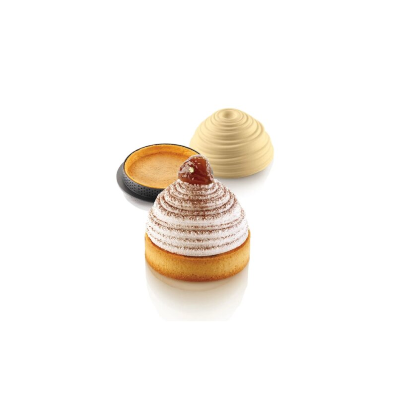 Silikomart Montblach Tart Kiti Silikon Ø80 Mm 25.297.87.0065 - 3