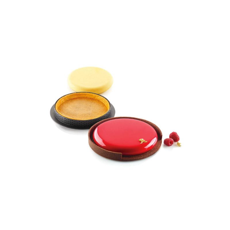 Silikomart Kıt Tarte Rıng Round Ø190 Set Silikon Kalıp 20.369.87.0065 - 2