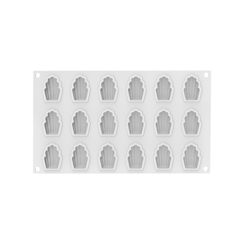 Silikomart Madeleine Xs13 N.18 45X33 H 16 Mm 36.408.87.0065 - 3