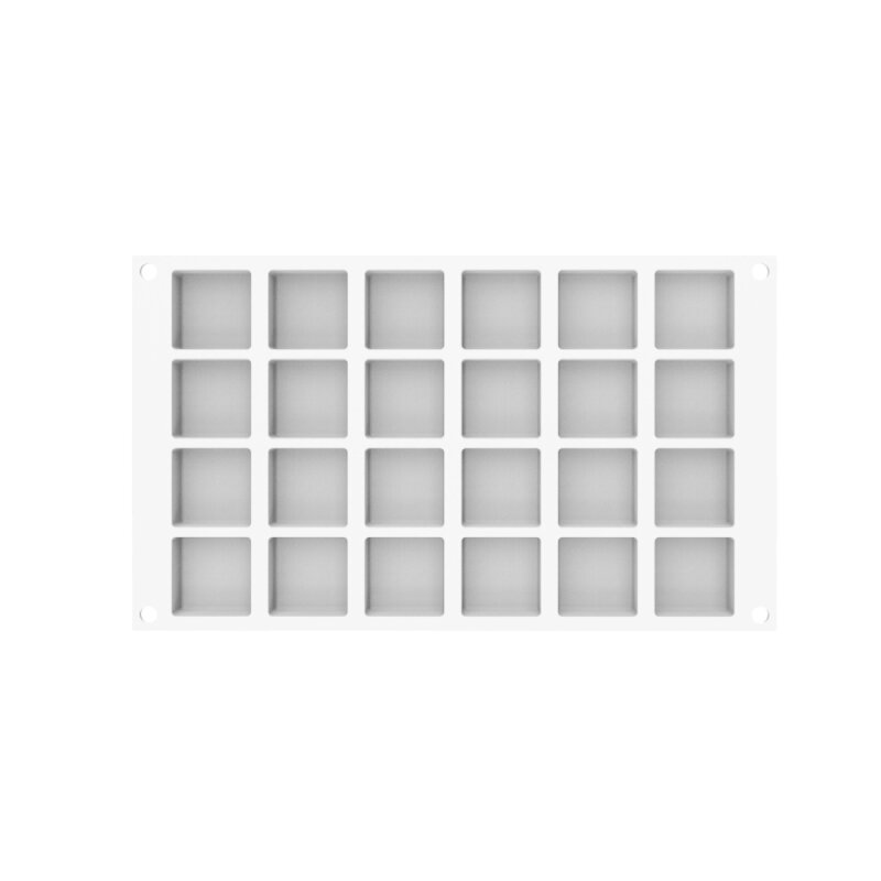 Silikomart Quadrato Xs 20 N.24 37X37 H 16 Mm 36.404.87.0065 - 3