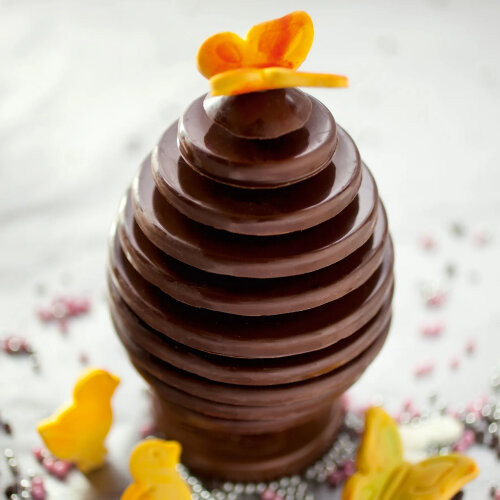 Silikomart Sc3D 02 3D Egg Choc -Slikon Çikolata Kalıp  Ø104 H 151 Mm 22.152.77.0065 - SİLİKOMART