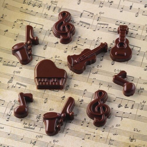 Silikomart Scg43 Choco Melody Silikon Çikolata Kalıbı 22.143.77.0065 - SİLİKOMART