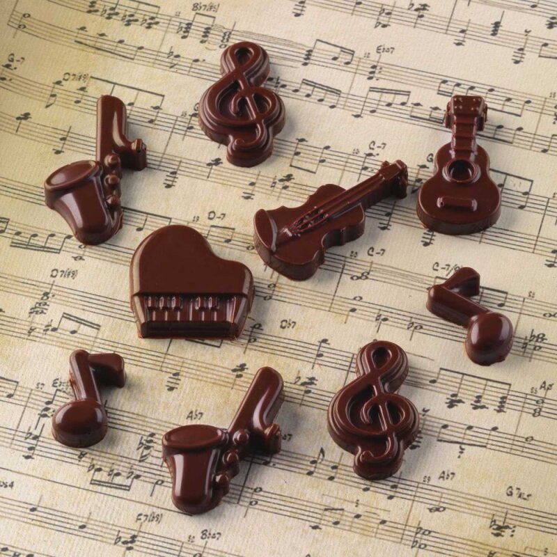 Silikomart Scg43 Choco Melody Silikon Çikolata Kalıbı 22.143.77.0065 - 1