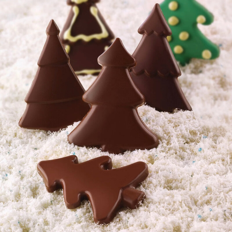 Silikomart Scg46 Choco Pine Silikon Çikolata Kalıbı 22.146.77.0065 - 2