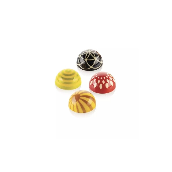 Silikomart Semisfera01 & Choco Stamp A - Ch013 25.913.86.0065 - 1