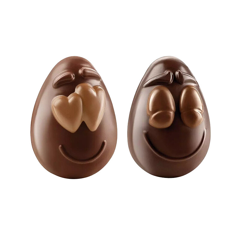 Silikomart Smiling Eggs Mould 82X77 H107 Mm 70.610.99.0065 - 1