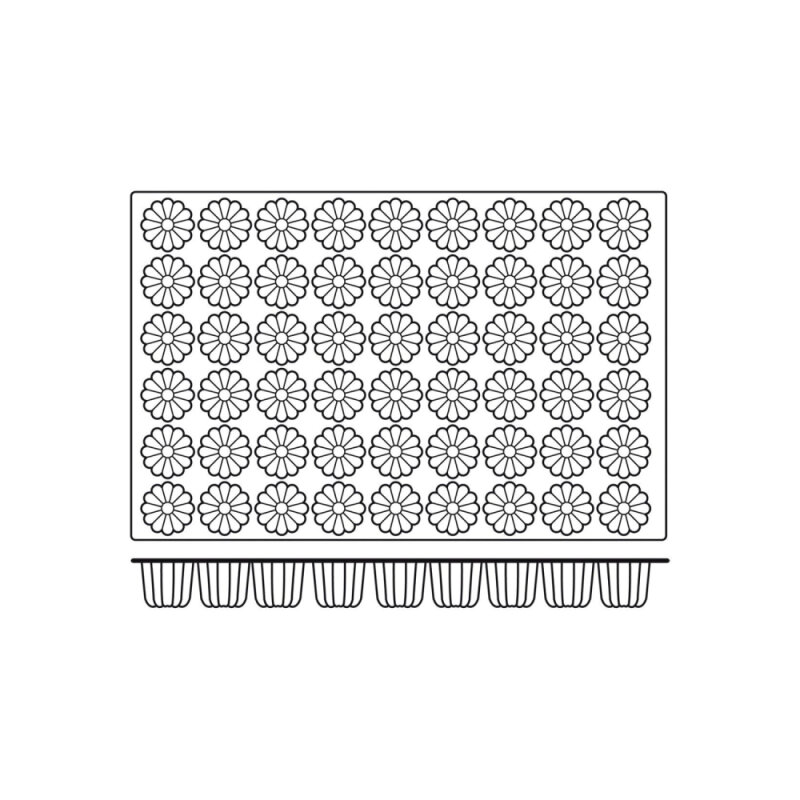 Silikomart Sq002 Black Cannele' Silikon Kalıp 60X40 N. 54 Ø56 40.402.20.0000 - 3