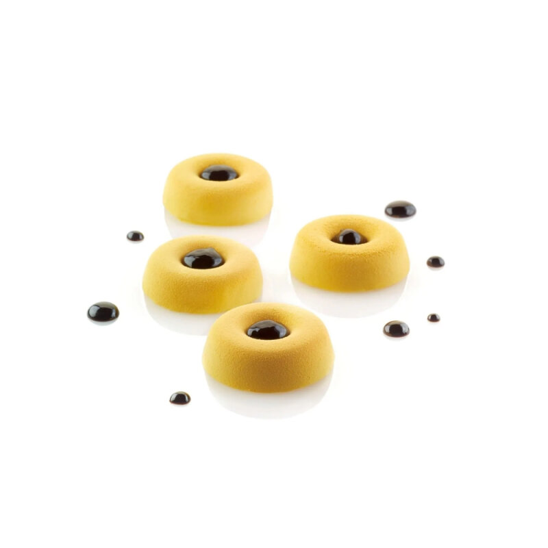 Silikomart Sq033 Silikon Mini Savarin Kalıbı 60X40 40.433.20.0000 - 1