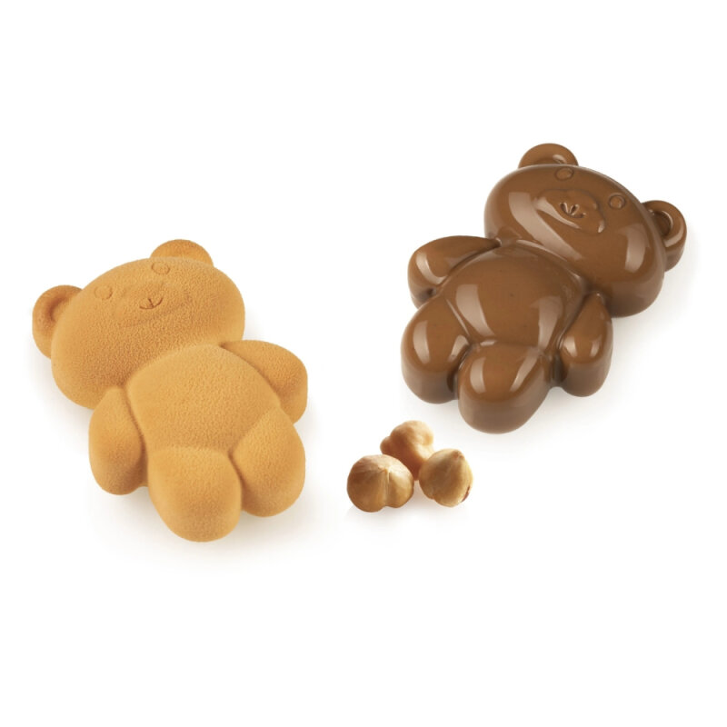 Silikomart Teddy Bear 68 Silikon Kalıp N.8 79X56 H 27 Mm 36.441.87.0065 - 1