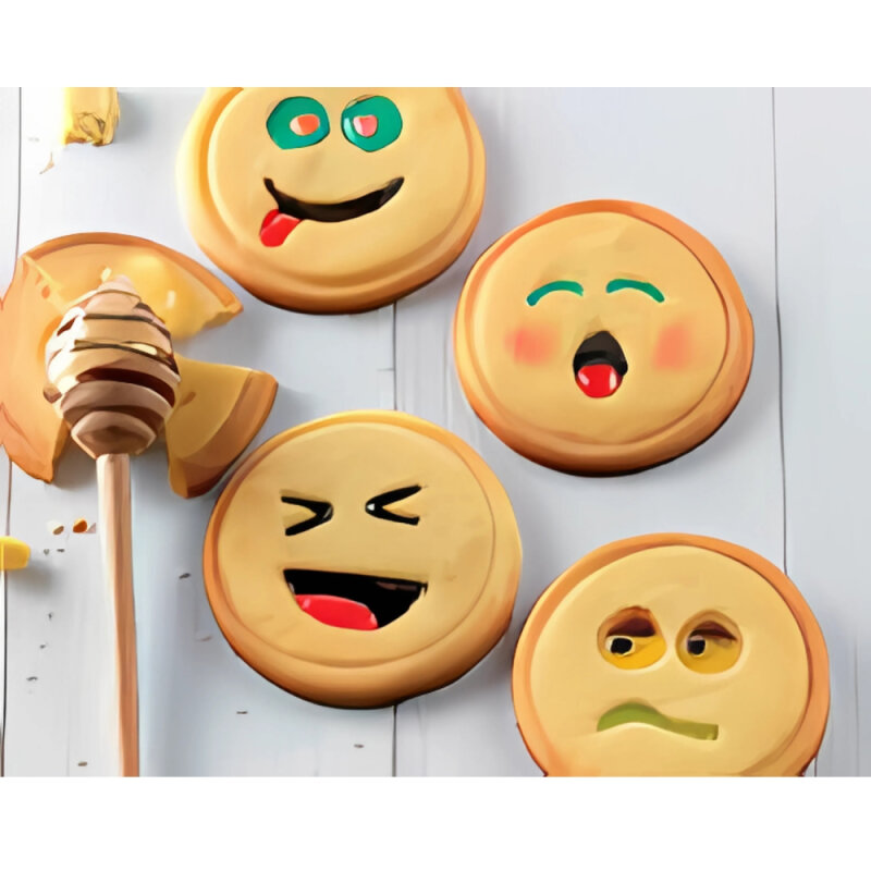 Silikomart Cookie Stamp Set 4 Parça Ø 73 Mm. 25.440.39.0065 - 2